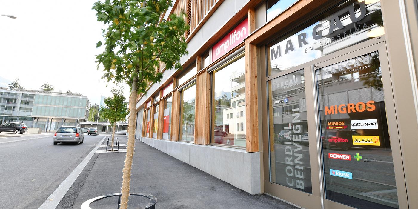 Einkaufszentrum Marcau en surselva Ilanz